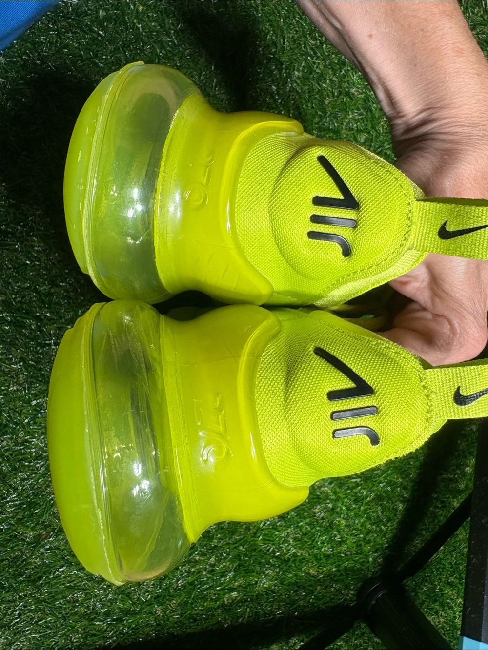 Nike Kids' Air Max 270 Neon Yellow/Black Sneakers
